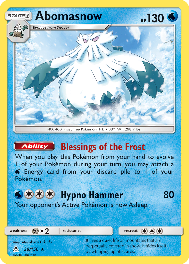 Buy Abomasnow 38/156 Rare | Ultra Prism