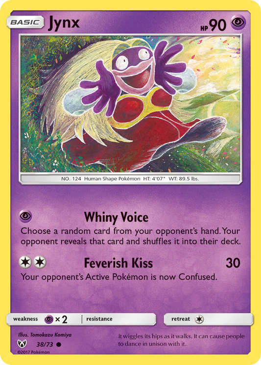 Jynx 38/73 Common | Shining Legends | Pokemon Card