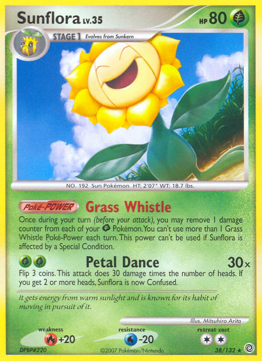 Sunflora 38/132 Rare | Secret Wonders | Pokemon Card