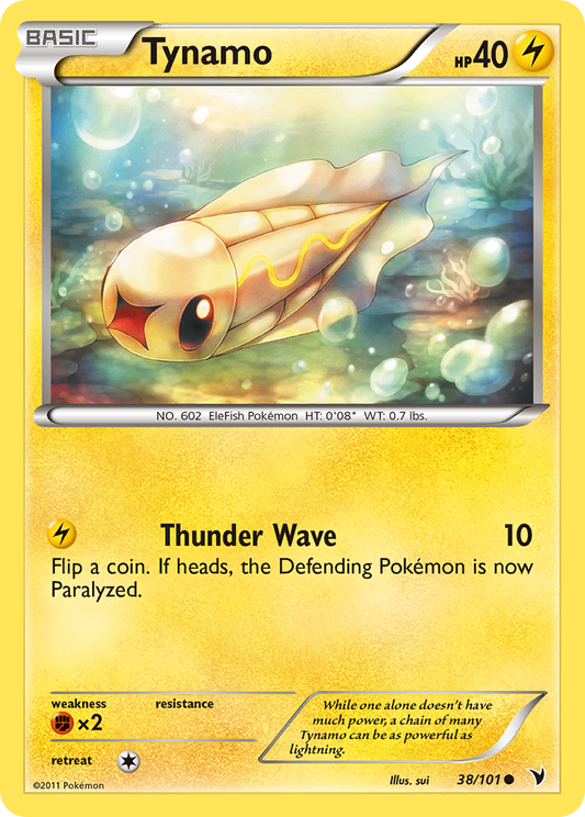 Tynamo 38/101 Common | Noble Victories | Pokemon Card