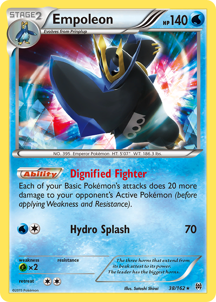 Empoleon 38/162 Rare Holo | BREAKthrough | Pokemon Card