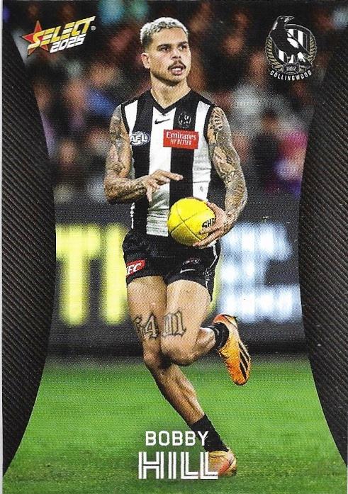 Bobby Hill #39 Collingwood Magpies | 2025 Select AFL Footy Stars | Trading Card