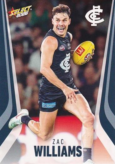 Zac Williams #39 Carlton Blues | 2026 Select AFL Footy Stars | Trading Card