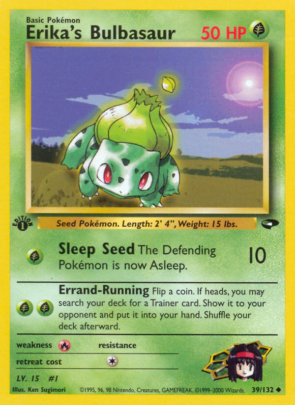 Erika's Bulbasaur 39/132 Uncommon | Gym Challenge | Pokemon Card