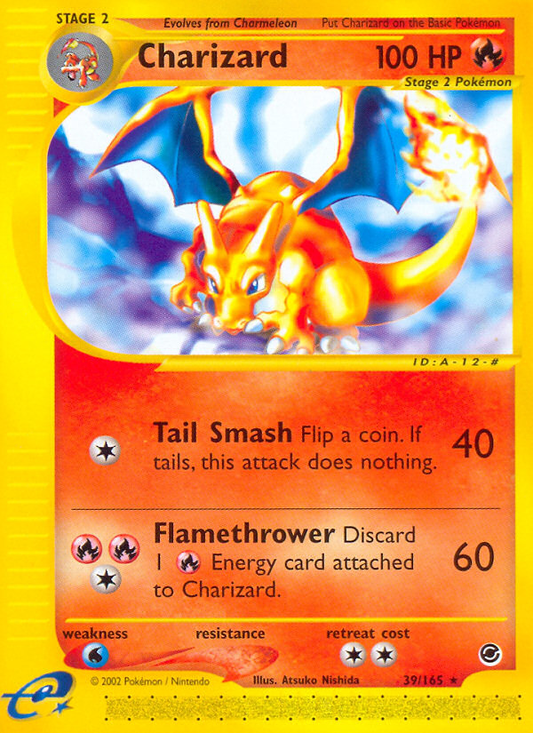 Charizard 39/165 Rare | Expedition Base Set | Pokemon Card