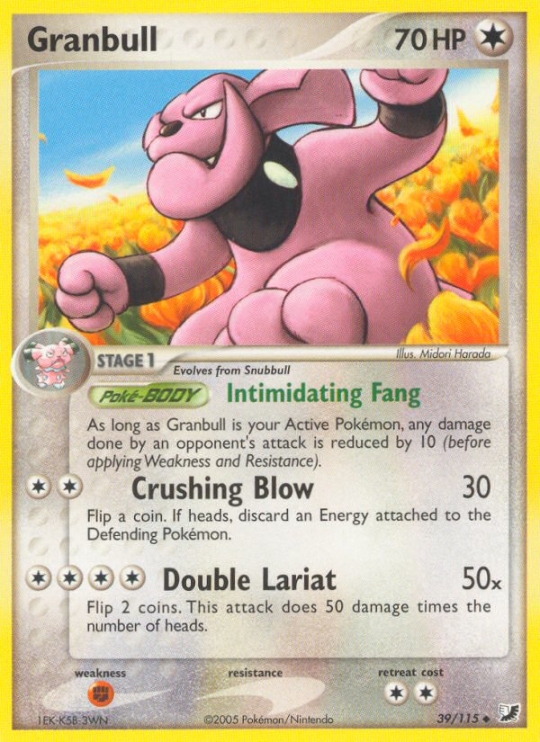 Granbull 39/115 Uncommon | Unseen Forces | Pokemon Card