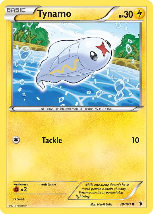 Tynamo 39/101 Common | Noble Victories | Pokemon Card