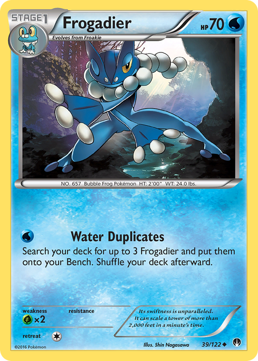 Frogadier 39/122 Uncommon | BREAKpoint | Pokemon Card