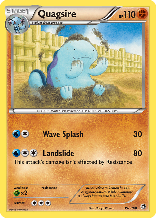 Quagsire 39/98 Common | Ancient Origins | Pokemon Card