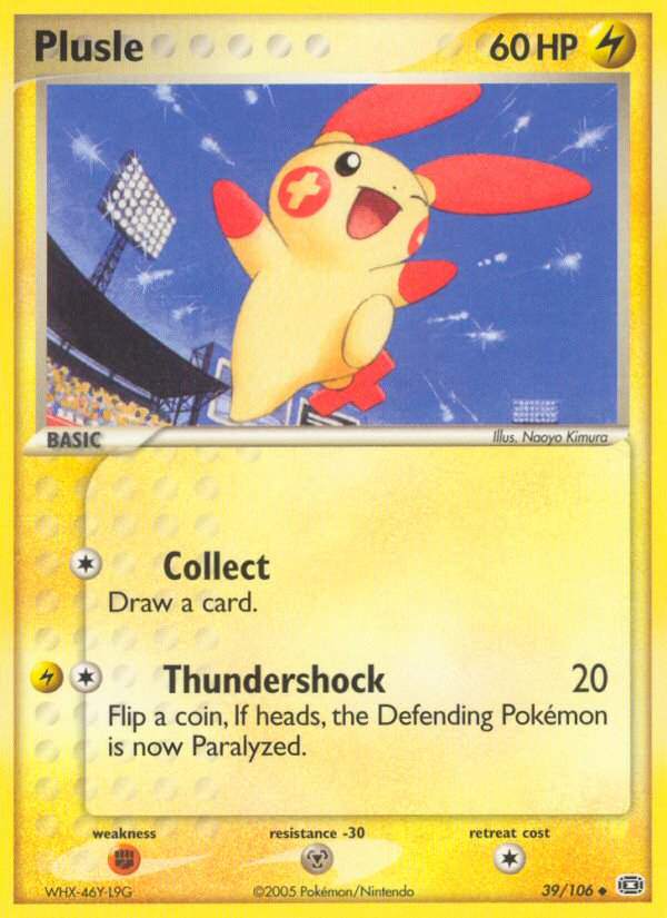 Plusle 39/106 Uncommon | Emerald | Pokemon Card