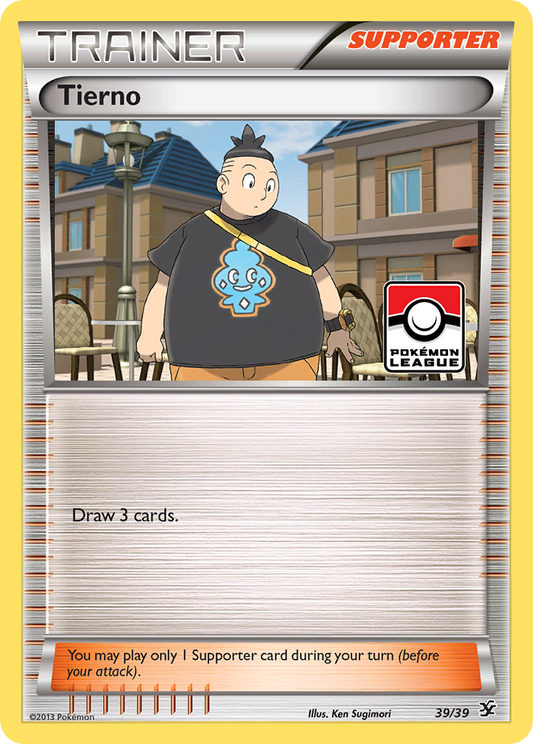 Tierno 39/39  | Kalos Starter Set | Pokemon Card