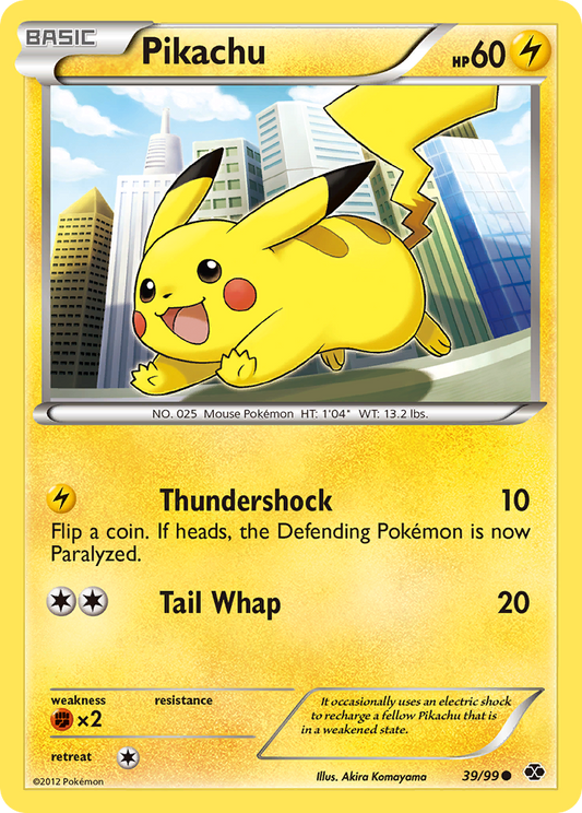 Pikachu 39/99 Common | Next Destinies | Pokemon Card