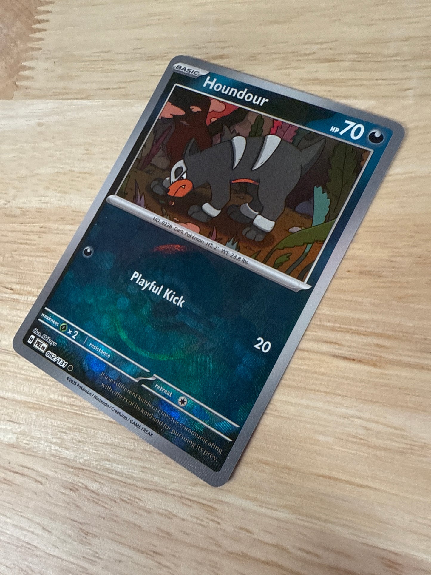 Houndour 62/131 Pokeball Holo | Prismatic Evolutions | Pokemon Card