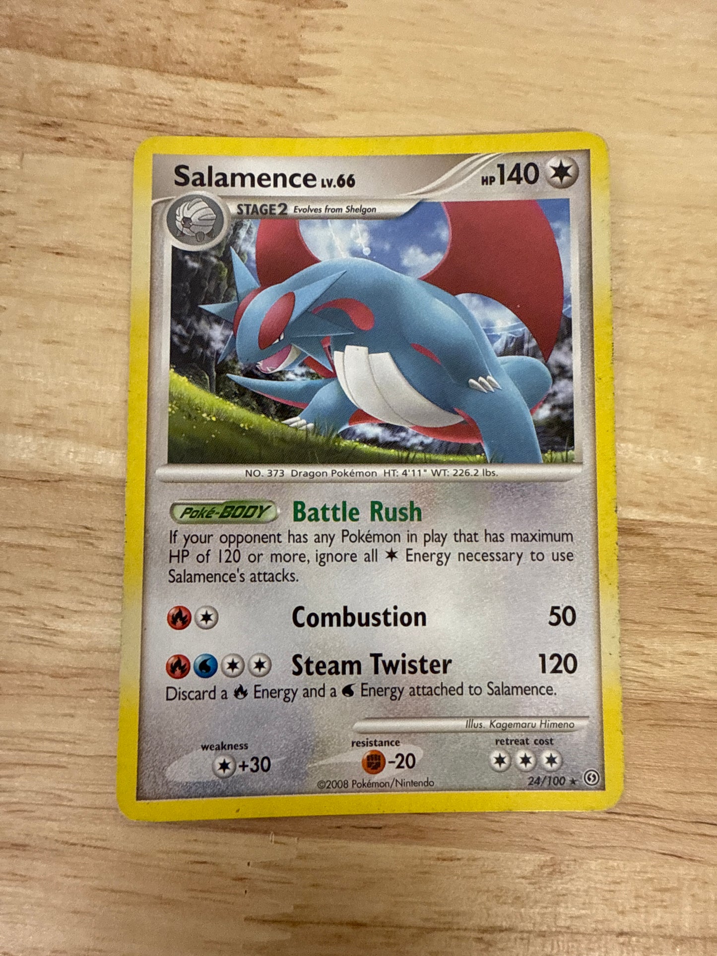 Salamence 24/100 Rare | Stormfront | Pokemon Card