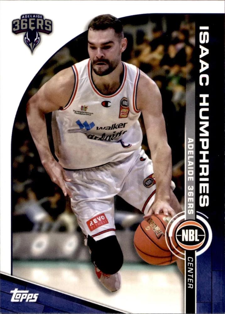 Isaac Humphries #3 Adelaide 36ers | 2023-24 Topps NBL | NBL Trading Card