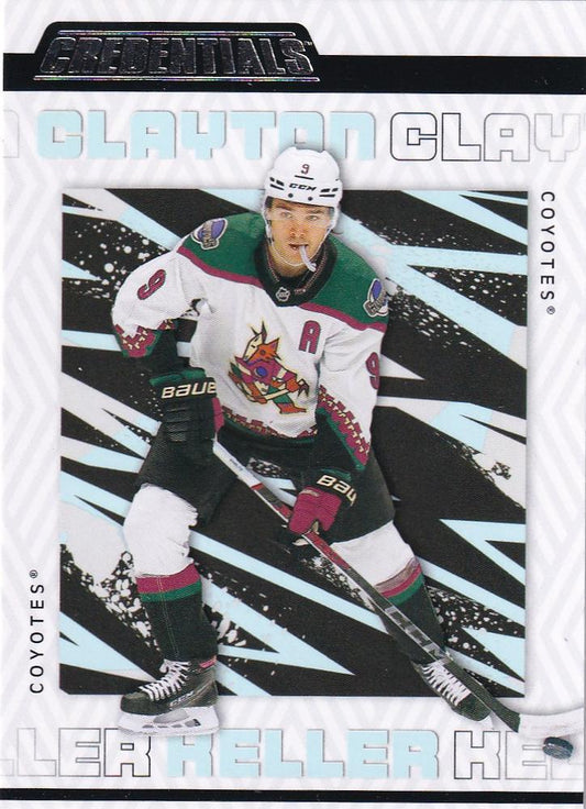 Clayton Keller #3 Arizona Coyotes | 2023-24 Upper Deck Credentials | NHL Trading Card