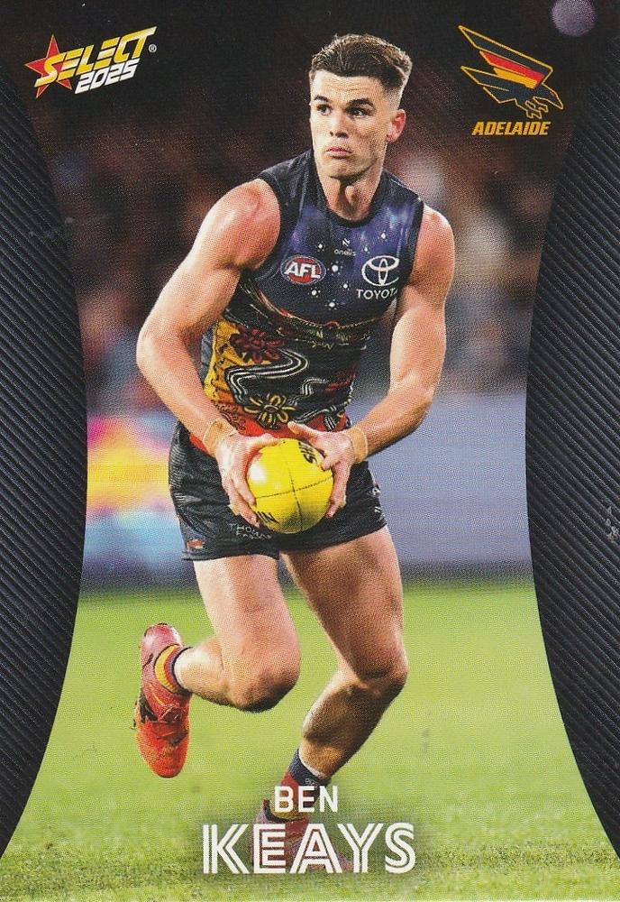 Ben Keays #3 Adelaide Crows | 2025 Select AFL Footy Stars | Trading Card
