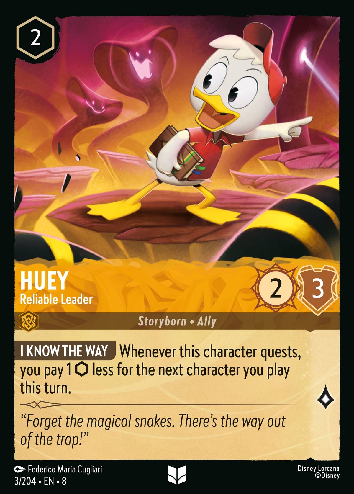 Huey - Reliable Leader