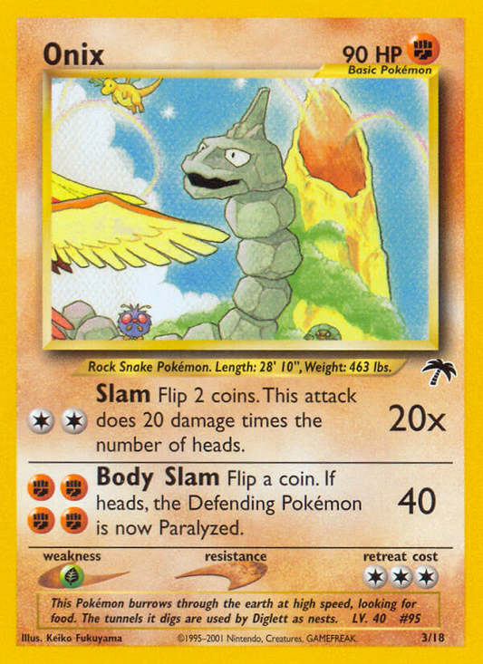 Onix 3/18  | Southern Islands | Pokemon Card