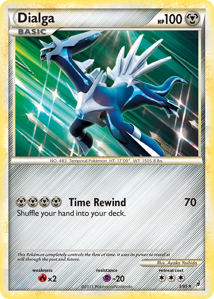 Dialga 3/95 Rare Holo | Call of Legends | Pokemon Card