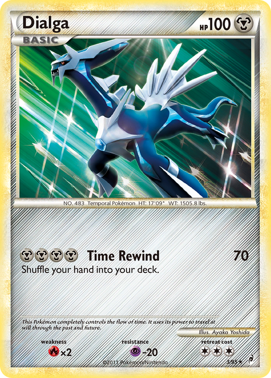 Dialga 3/95 Rare Holo | Call of Legends | Pokemon Card