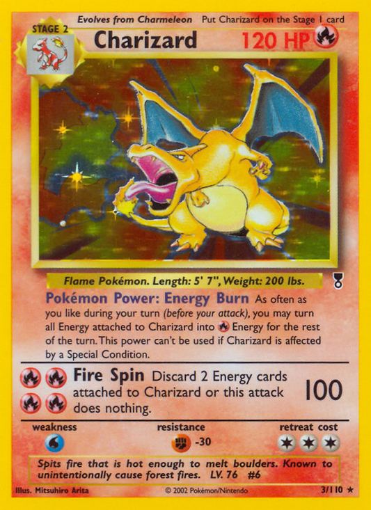 Charizard 3/110 Rare Holo | Legendary Collection | Pokemon Card
