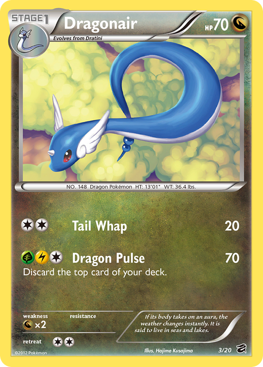 Dragonair 3/20 Rare Holo | Dragon Vault | Pokemon Card