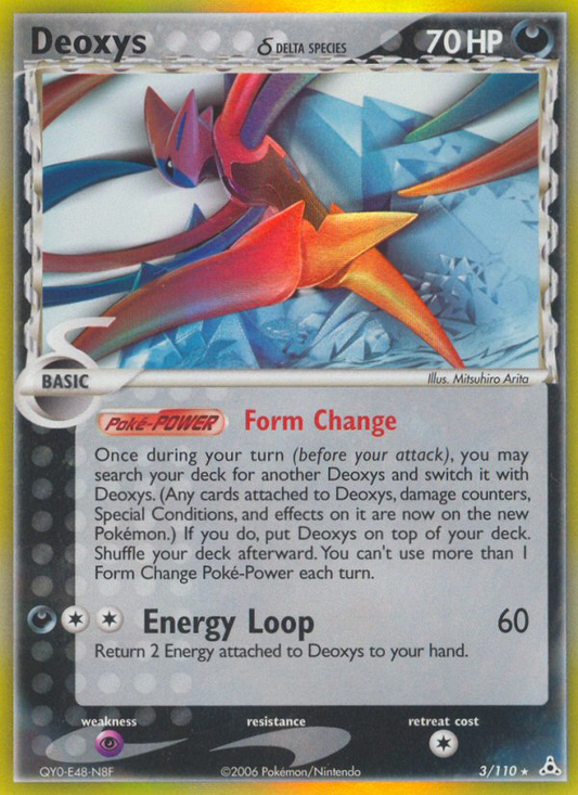 Deoxys δ 3/110 Rare Holo | Holon Phantoms | Pokemon Card