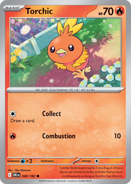 Torchic 40/182 Common | Destined Rivals | Pokemon Card