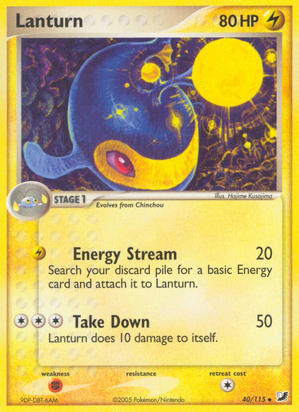 Lanturn 40/115 Uncommon | Unseen Forces | Pokemon Card