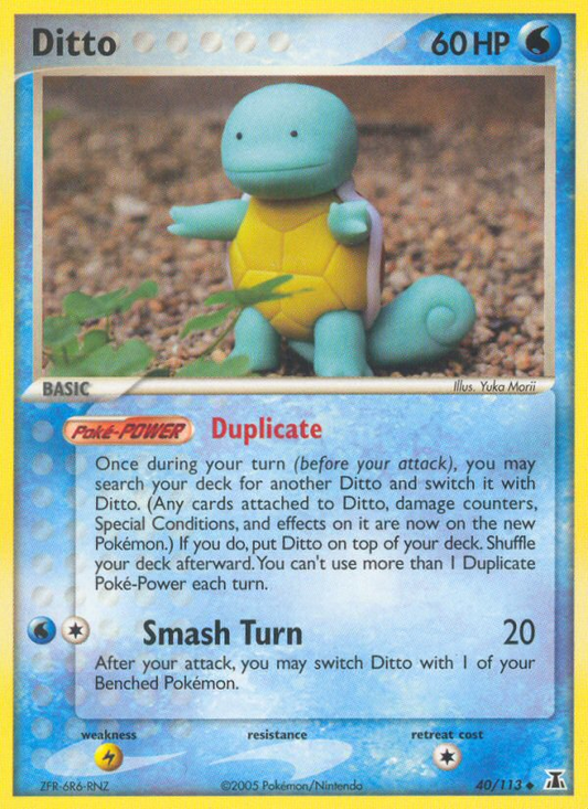 Ditto 40/113 Uncommon | Delta Species | Pokemon Card