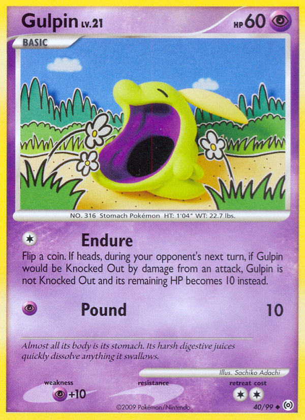Gulpin 40/99 Uncommon | Arceus | Pokemon Card