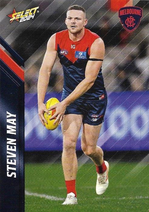 Steven May #105 Melbourne Demons | 2024 Select AFL Footy Stars | Tradi ...