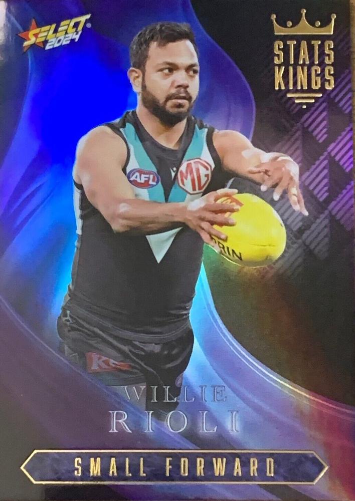 Wili Rioli Willie Rioli #SK64 Port Adelaide Power | Stats Kings 2024 Select AFL F ...
