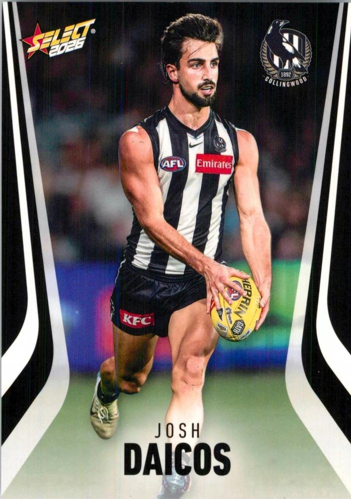 Josh Daicos #41 Collingwood Magpies | 2026 Select AFL Footy Stars | Trading Card