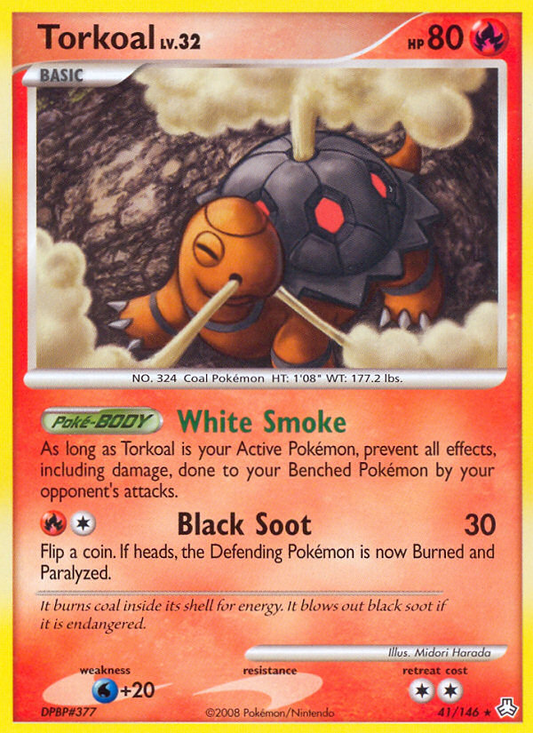 Torkoal 41/146 Rare | Legends Awakened | Pokemon Card