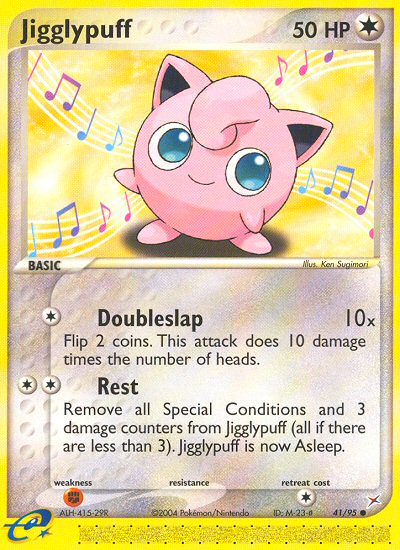 Jigglypuff 41/95 Common | Team Magma vs Team Aqua | Pokemon Card