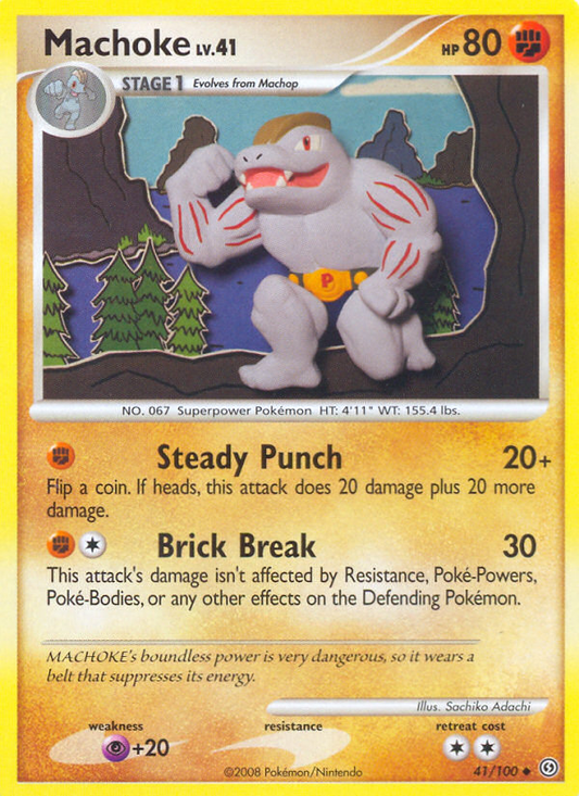 Machoke 41/100 Uncommon | Stormfront | Pokemon Card