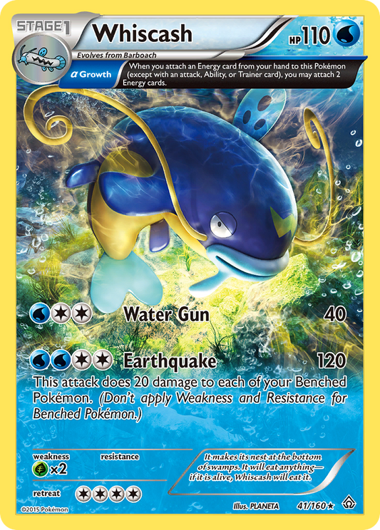 Whiscash 41/160 Rare | Primal Clash | Pokemon Card