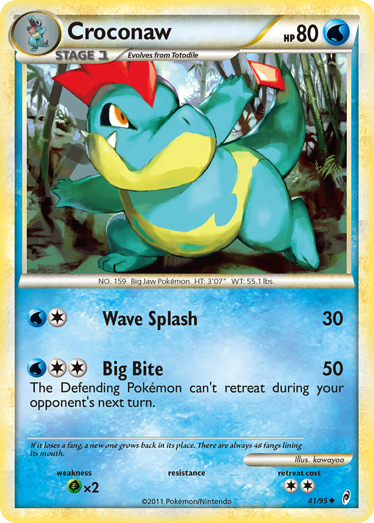 Croconaw 41/95 Uncommon | Call of Legends | Pokemon Card