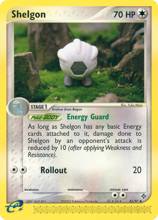 Shelgon 41/97 Uncommon | Dragon | Pokemon Card