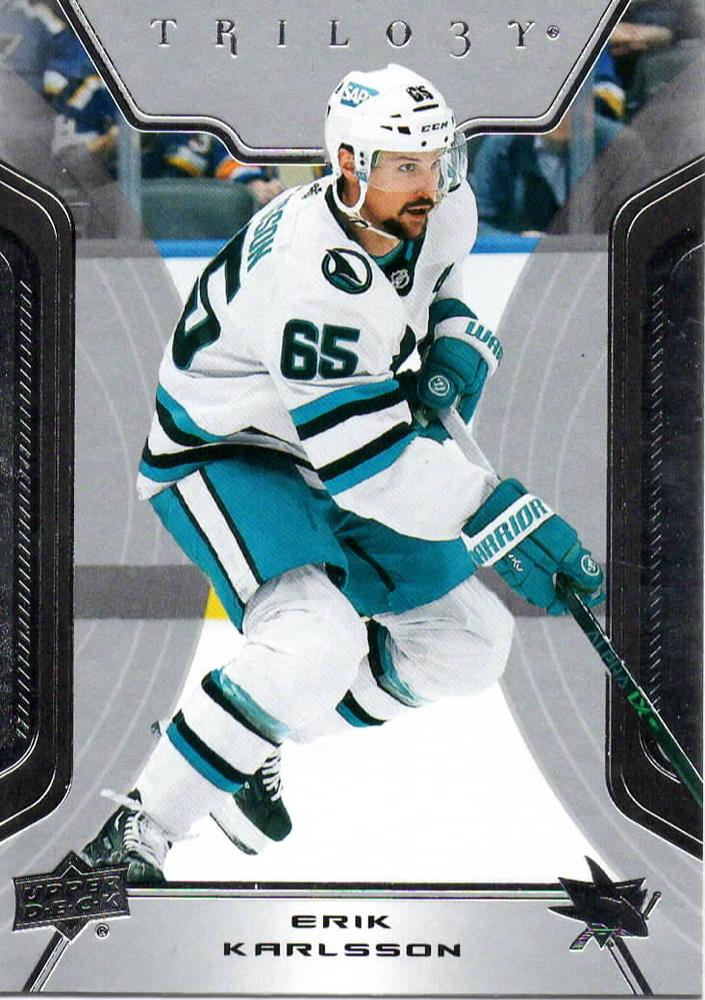 Erik Karlsson #42 San Jose Sharks | 2023-24 Upper Deck Trilogy | NHL Trading Card