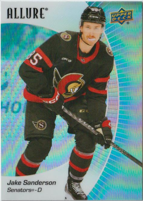 Jake Sanderson #42 Ottawa Senators | 2023-24 Upper Deck Allure | NHL Trading Card