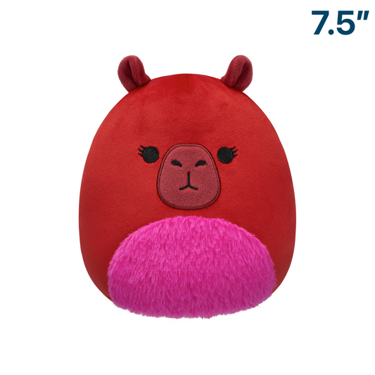 Marcia the Maroon Capybara  ~ 7.5" Squishmallow Plush