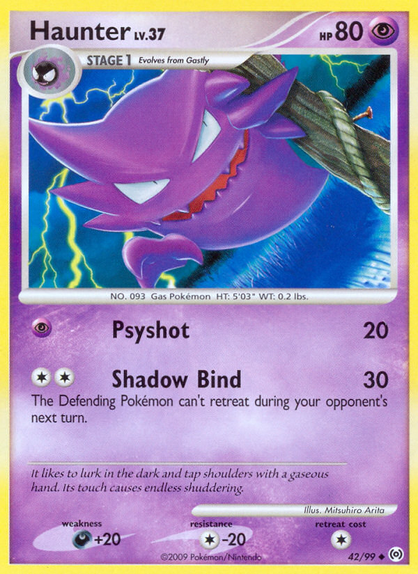 Haunter 42/99 Uncommon | Arceus | Pokemon Card