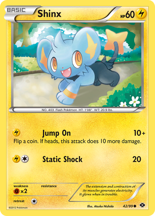 Shinx 42/99 Common | Next Destinies | Pokemon Card