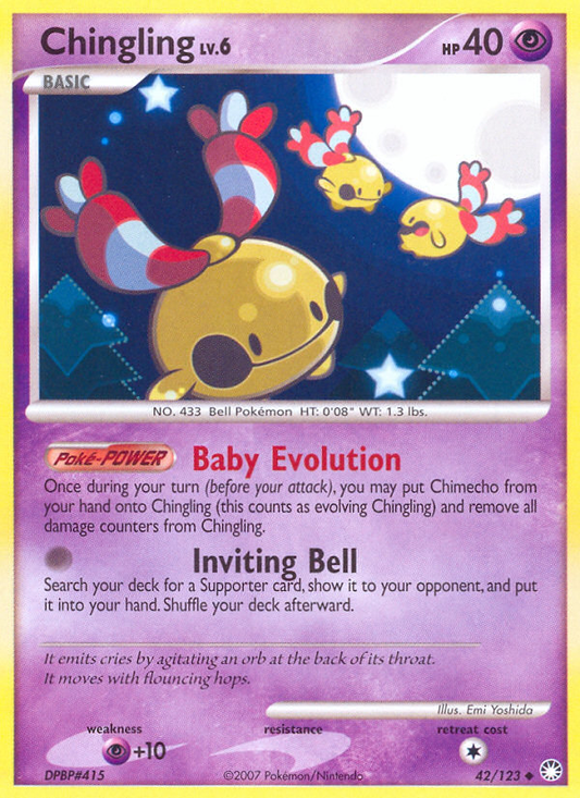 Chingling 42/123 Uncommon | Mysterious Treasures | Pokemon Card