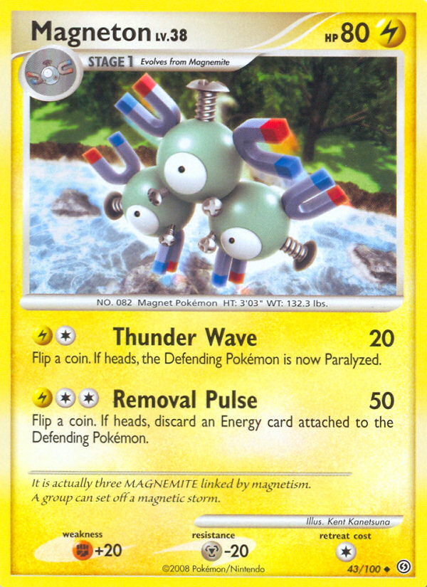 Magneton 43/100 Uncommon | Stormfront | Pokemon Card