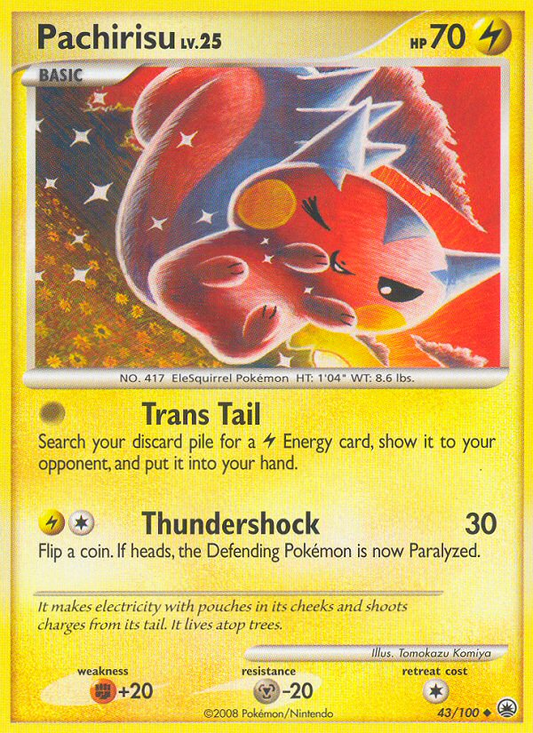 Pachirisu 43/100 Uncommon | Majestic Dawn | Pokemon Card