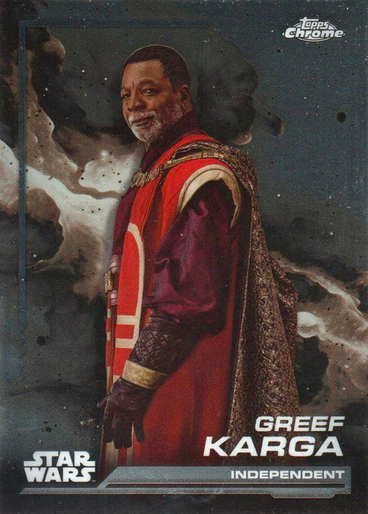 Greef Karga #43 | 2024 Topps Chrome Star Wars | Trading Card